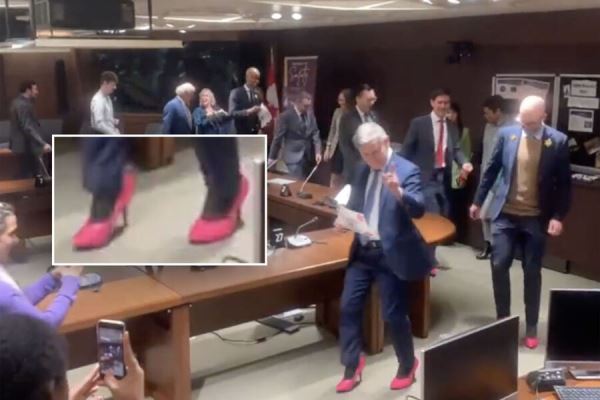 Канадские политики надели туфли на заседание в знак защиты женщин от гендерного насилия 